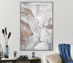 Large acrylic painting in frame | Wall art living room | Gift for the ho... - £377.71 GBP