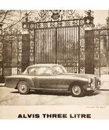 1957 Alvis Sports Saloon 3 Liter Import Advertisement Autocar Automobili... - $42.03 CAD