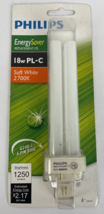 NEW Philips Energy Saver 13w PL-C 2700K Replacement CFL Bulb Soft White - £10.25 GBP