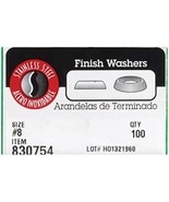 Hillman Stainless Steel .190 in. Finish Washer 100 pk - $25.87 CAD