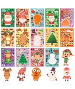 LovesTown 56PCS Waterproof Christmas Face Stickers for Kids Party Favors - $258.53 MXN