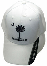 South Carolina Sc State Myrtle Beach White Embroidered Cap Hat Cap721B (Topw) - £14.60 GBP