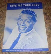Nat King Cole Sheet Music - Give Me Your Love (1959) - £9.79 GBP