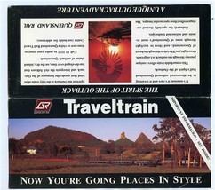 Traveltrain Queensland Rail Ticket Folder Ticket and Schedules Spirit of... - $17.82