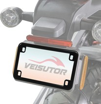 VEISUTOR Vehicle Rust Proof Black Aluminum License Plate covers - £7.77 GBP