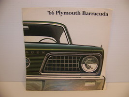 1966 PLYMOUTH BARRACUDA SALES BROCHURE ORIGINAL - $26.99