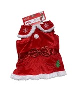 Holiday Time Pet Apparel Christmas Dress Small Dog Costume Red - $4.80