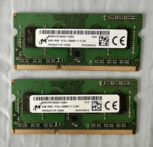 Lot Of 2 Micron 4GB PC3L-12800S DDR3 1600MHz Laptop Memory MT8KTF51264HZ... - €7,78 EUR