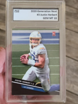 2020 Generation Next Justin Herbert Rookie Card - $16.00