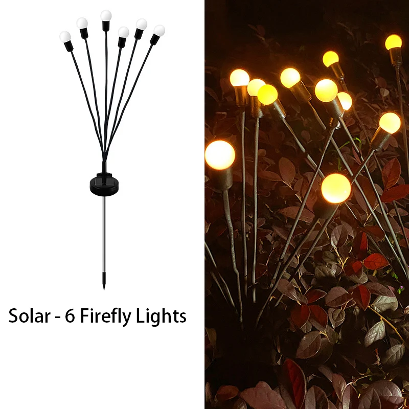 LED Light Outdoor Solar  firefly lamp Waterproof Garden  Home Camping Exterior D - £139.43 GBP