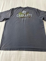 Carhartt TK4615-M Relaxed Fit Men's Gray Cotton Short Sleeve T-Shirt Size 2XL  image 2