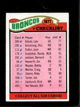 1977 Topps #208 Denver Broncos Vgex Broncos Cl (Mk) *X3688 - £1.16 GBP