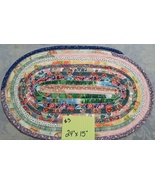 Handcrafted Jelly Roll Table Mat/Rug - $20.00