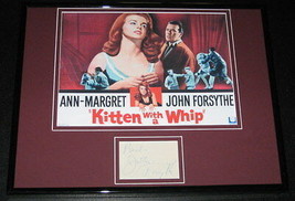 John Forsythe Signed Framed 11x14 Kitten With a Whip Poster Display - £50.63 GBP