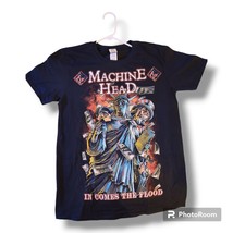 T-Shirt MACHINE HEAD In Comes The Flood Small Medium New Official Band M... - £22.64 GBP