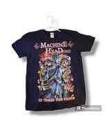 T-Shirt MACHINE HEAD In Comes The Flood Small Medium New Official Band M... - £23.72 GBP