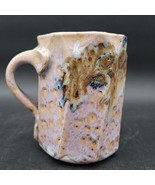 Vintage Phil Mayhew Swirl Textured Pottery Mug Glazed Twist Coffee Mug 4&quot; - $33.83 CAD