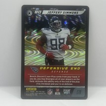 2021 Panini NFL TCG Jeffery Simmons C70 Swirl O Rama Tennessee Titans - £3.94 GBP