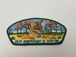 Vtg Southwest Florida Council BSA 85th Anniversary of Scouting Patch Boy Scouts - £11.03 GBP