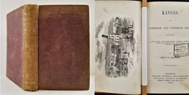 1856 Antique Kansas History Settlement Bloody Slavery Vt Photographer A F Styles - £71.41 GBP