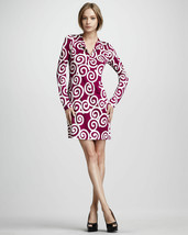 DVF Diane von Furstenberg Reina Vintage silk dress Swirl Large Orchid US 4 $298 - £110.39 GBP