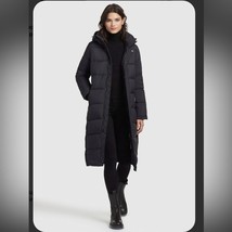 POLO Black Long Puffer Coat Women&#39;s Large Longline Duck Down Jacket RALP... - £298.54 GBP