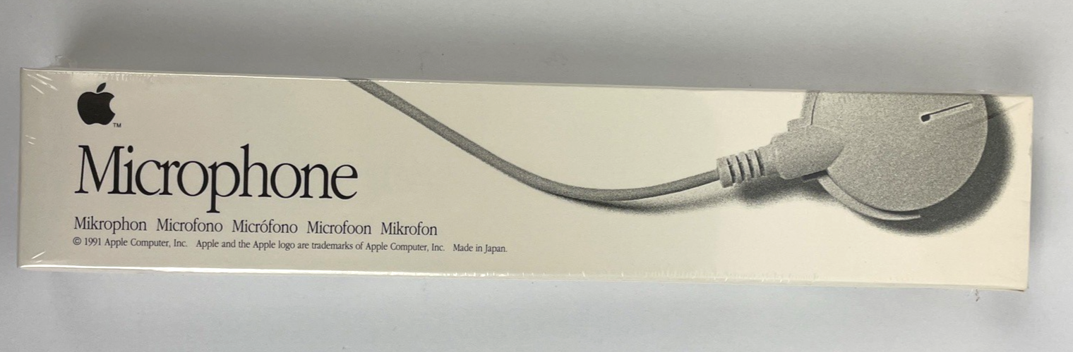 Sealed New In Box Vintage 1991 Apple Microphone 699-5103-A - $15.83