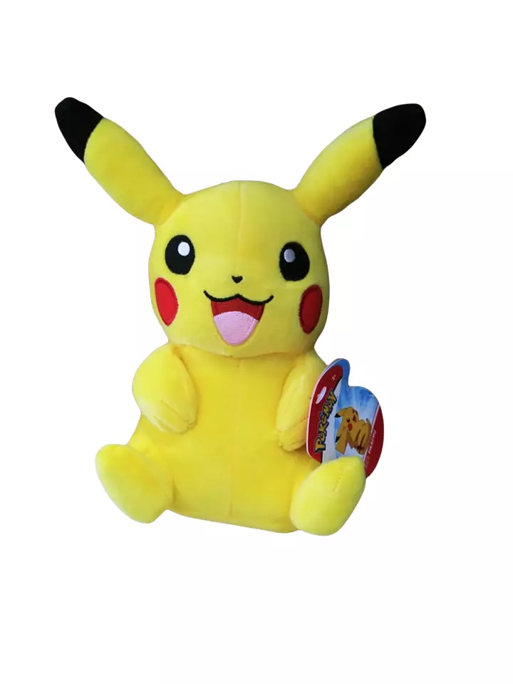 Pokémon Smiling Sitting Pikachu Plush Stuffed Animal Toy 9&quot;&quot; NWT - £19.94 GBP