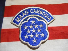 Us Maag Cambodia Military Assistance Advisory Team Vietnam War Patch Used - £5.47 GBP
