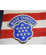 US MAAG CAMBODIA Military Assistance Advisory Team Vietnam War Patch Used - £5.49 GBP