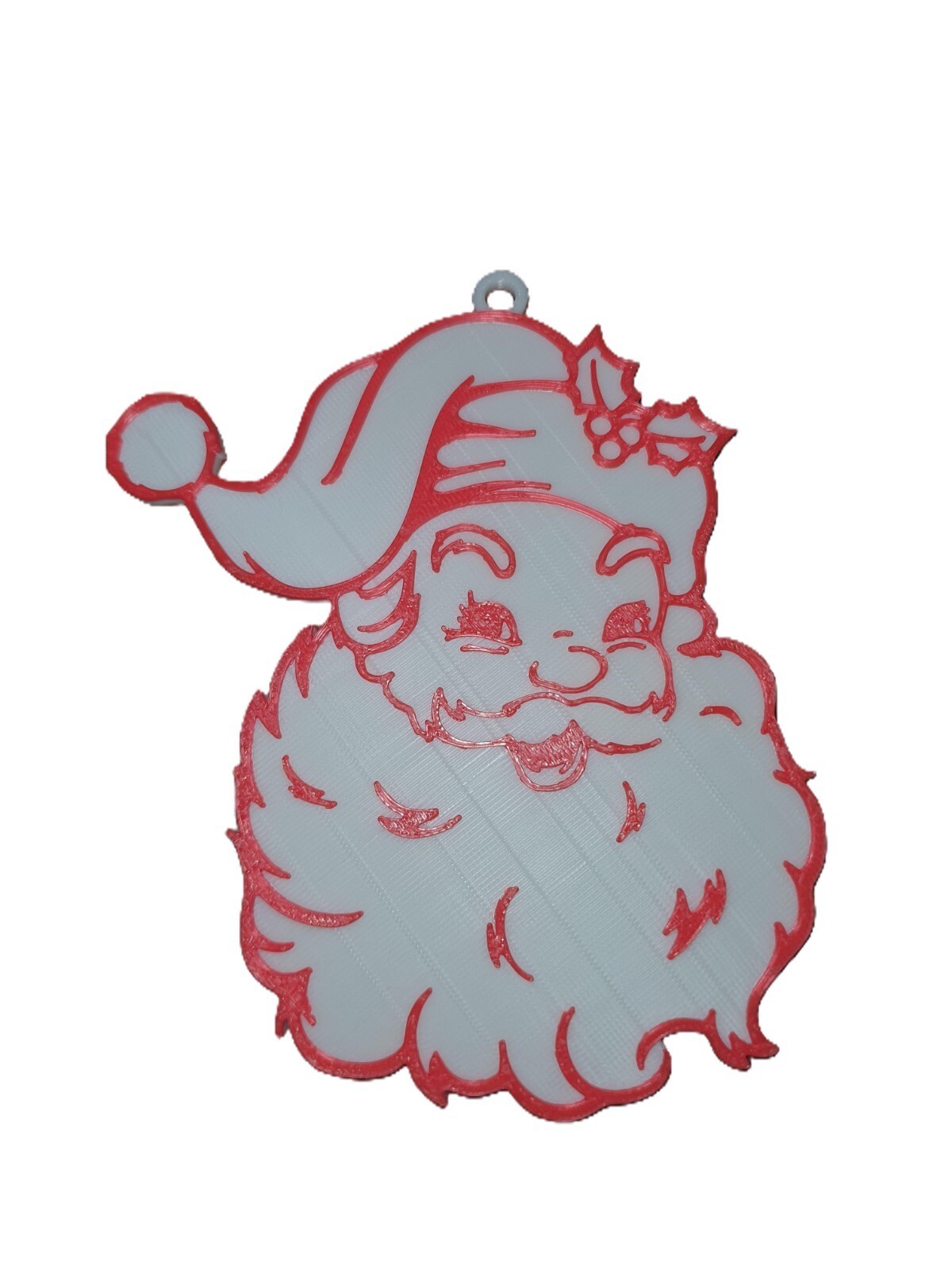 Santa Claus Christmas Holiday Tree Ornament  5x3" Custom Colors 100 Pack Bundle Item image 2