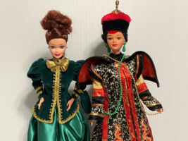 Mattel Yuletide Romance Barbie and Chinese Empress New Displayed Only No Boxes - £11.15 GBP