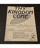 Thy Kingdom Come SpaceCraft Convention Issue No 6 UFO December 1957 UAP - $612.80 MXN