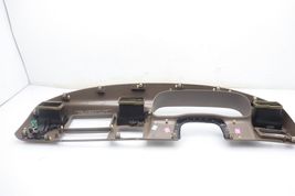 99-04 FORD F-350 SD DASH CLUSTER RADIO BEZEL TRIM PANEL TAN E0849 image 9