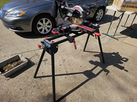24HH00 CRAFTSMAN MITER SAW &amp; STAND (NO OUTFEED ROLLERS) 137.407530, 10&quot; ... - $186.95