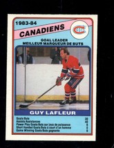 1984-85 O-PEE-CHEE #360 Guy Lafleur Nmmt Canadiens Tl Hof *X95792 - £7.04 GBP