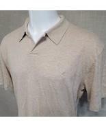 Polo Ralph Lauren Mens Large Brown Heather Polo Shirt Pony 100% Cotton - £10.65 GBP