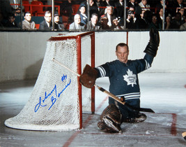 Johnny Bower Signed 8x10 Photo, TO Maple Leafs (Horizontal) - $45.00