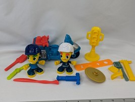 Hasbro Play Doh Police Town City Figure Lot Motorcycle - £7.36 GBP