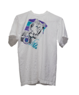 Vintage Danny Boy Save The Earth White Tiger Shirt USA Men&#39;s M - $58.41