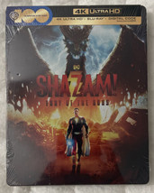 Shazam! Fury Of The Gods SteelBook 4K Ultra HD Blu-Ray + Blu-Ray + Digital New - £27.96 GBP