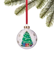 Holiday Lane Santa’s Favorites Christmas Tree Ball Ornament C210409 - £10.24 GBP
