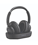 LEVN Bluetooth Headphones TV Gaming w/ Transmitter Charging Dock LE-HS01... - $42.95