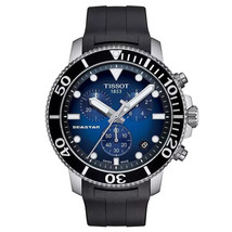 Reloj de buceo Tissot T-Sport Seastar 1000 cronógrafo para hombre T120.417.17... - $340.49