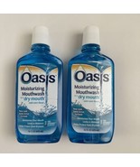 2 Pack - Oasis Moisturizing Mouthwash for Dry Mouth Mild Mint 16 fl oz e... - $75.99