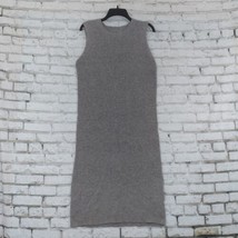 Forever 21 Womens Dress Large Gray Sleeveless Wool Blend Sweater Dress - £16.02 GBP