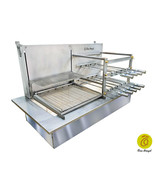 Brazilian BBQ Charcoal Grill with Griddles and Firebox - 9 Skewers - Oca... - $126,408.90 MXN