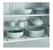 Stainless Steel Kitchen Dish Rack Expandable Storage Shelves for Kitchen Cabinet - £27.39 GBP
