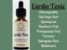 CARDIO TONIC Herbal Tincture Blend / Liquid Extract / Organic Apothecary... - $18.95