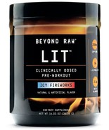 BEYOND RAW-LIT-(Icy Fireworks)60 servings(1.75 lbs.)Pre-Workout Clinical... - $1,455.78 MXN